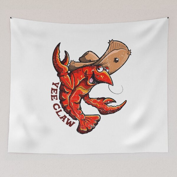 Item preview, Yee Claw Cowboy Crawfish Shirt designed and sold by LarryMBrown.