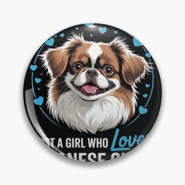 Item preview, Just A Girl Who Loves Japanese Chins Cute Dog Lover  designed and sold by NailMolisa.