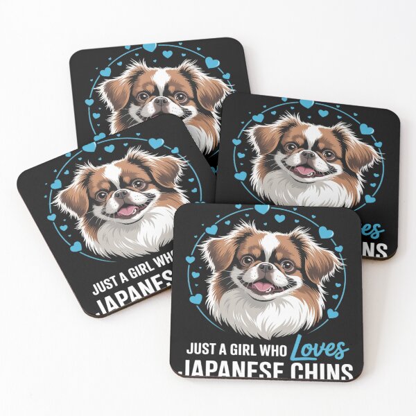 Item preview, Just A Girl Who Loves Japanese Chins Cute Dog Lover  designed and sold by NailMolisa.