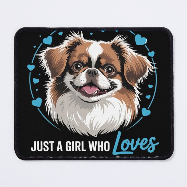 Item preview, Just A Girl Who Loves Japanese Chins Cute Dog Lover designed and sold by NailMolisa.