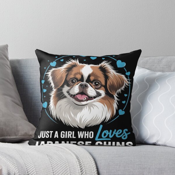 Item preview, Just A Girl Who Loves Japanese Chins Cute Dog Lover  designed and sold by NailMolisa.