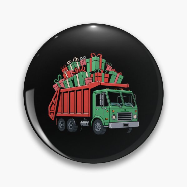 Item preview, Garbage Truck Xmas Christmas Winter designed and sold by cosmicncozyS.