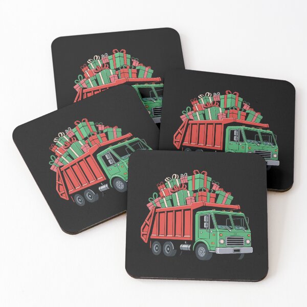 Item preview, Garbage Truck Xmas Christmas Winter designed and sold by cosmicncozyS.