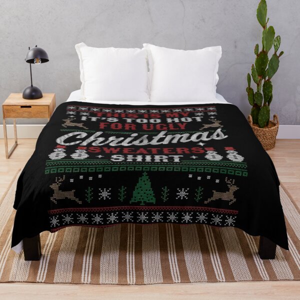 Item preview, For Hot Ugly This My Shirt Is Christmas Sweaters Too It's Funny Meme designed and sold by JasonCorvar.
