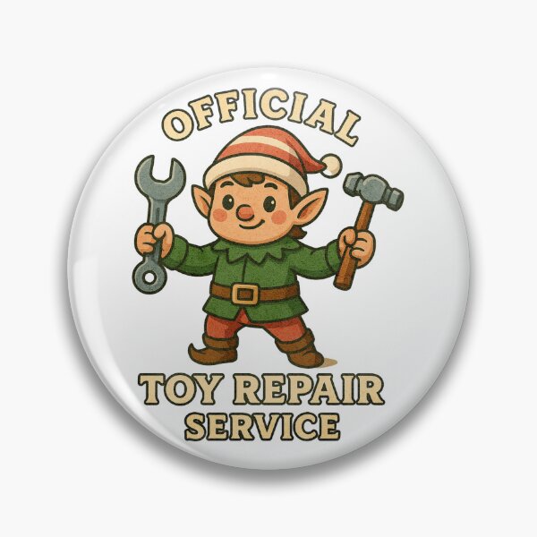 Item preview, Toy Repair Service Christmas Elf designed and sold by Dennis' Creative Corner.
