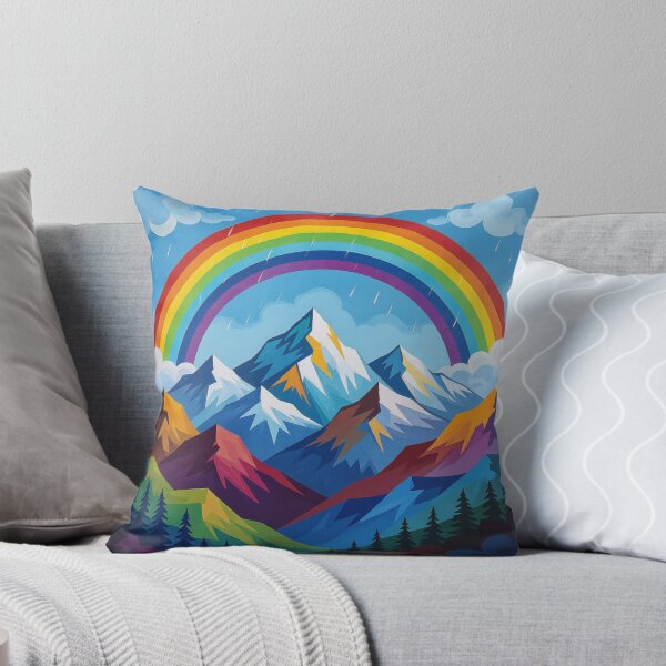 Aperçu de l'œuvre Rainbow over mountains  créée et vendue par Horror03.