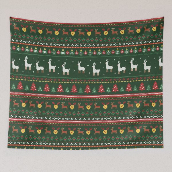 Item preview, Reindeer Ugly Christmas Sweater Seamless Design designed and sold by Mark_ADC.