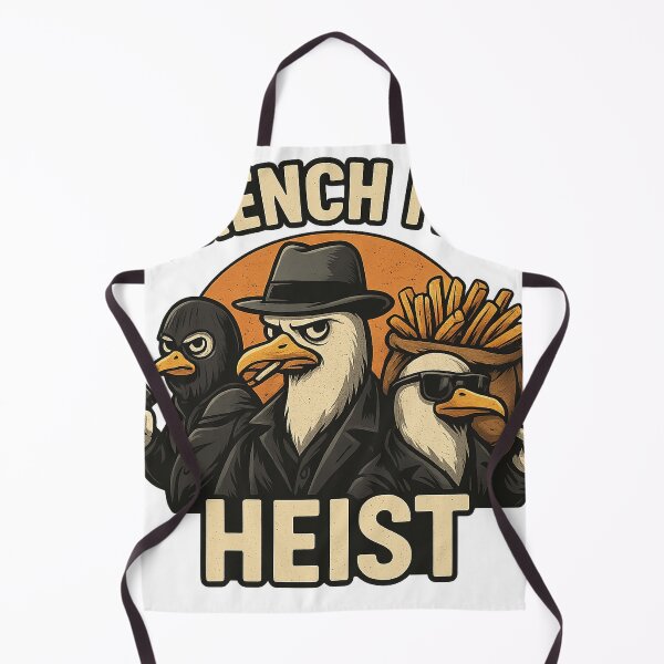 Item preview, Three seagulls in mafia style during the legendary "French Fry Heist" - perfect for anyone who loves humor, cartoon art and crazy beach memes. designed and sold by Ey-Gi.
