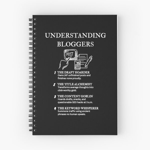 Item preview, Funny Blogger Definition Shirt – Humor for Writers and Content Creators – Black designed and sold by PsyFlow35.