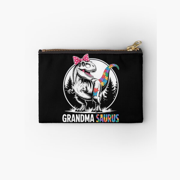 Item preview, Grandmasaurus T rex Dinosaur Grandma Saurus Autism Awareness designed and sold by DentistLegal.