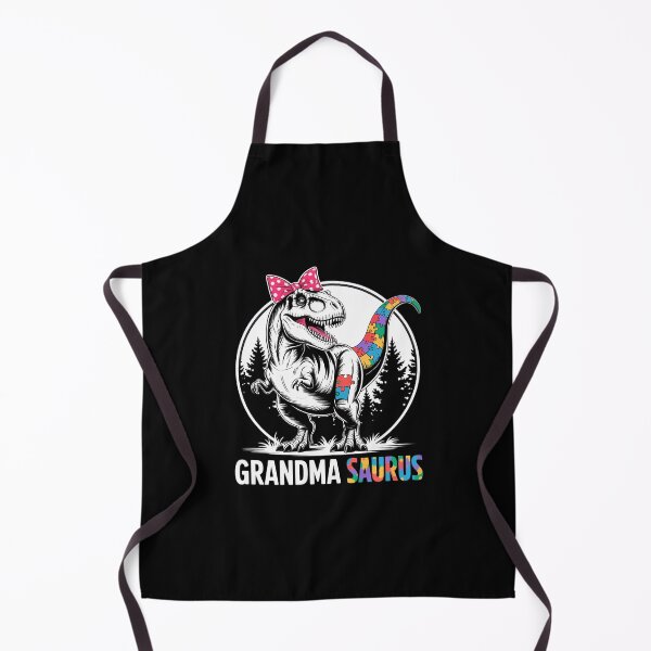 Item preview, Grandmasaurus T rex Dinosaur Grandma Saurus Autism Awareness designed and sold by DentistLegal.