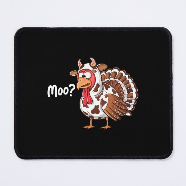 Item preview, Funny Festive Moo Cow 90s Day Thanksgiving Turkey Holiday designed and sold by rebeccathanuos.