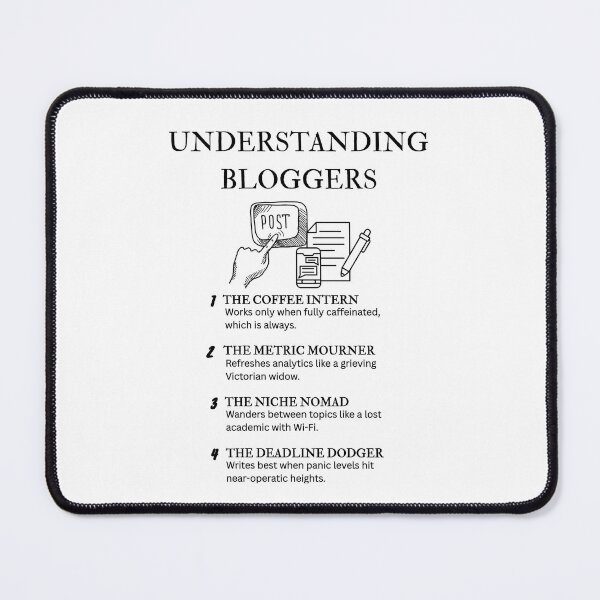 Item preview, Blogger Humor Tee – Perfect Gift for Writers, Creators, and Content Nerds designed and sold by PsyFlow35.