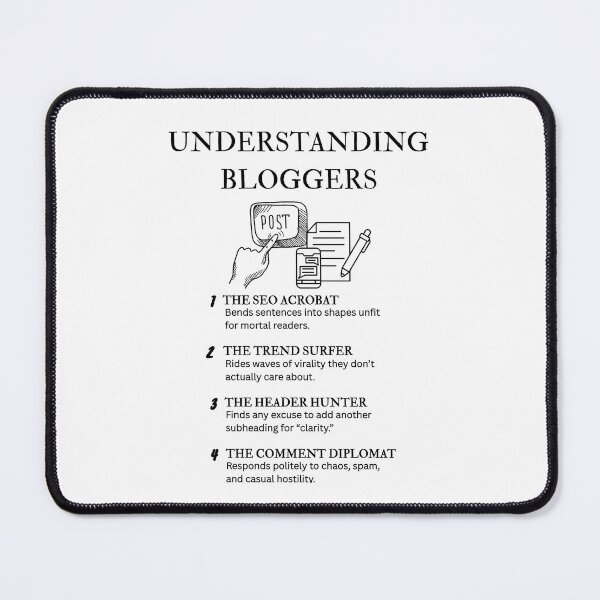 Item preview, Witty Blogger Definition Design – Gift for Digital Writers and Creators designed and sold by PsyFlow35.