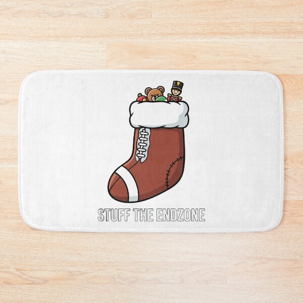 Item preview, Football Stocking Stuff the Endzone Christmas Art designed and sold by graphicnew.