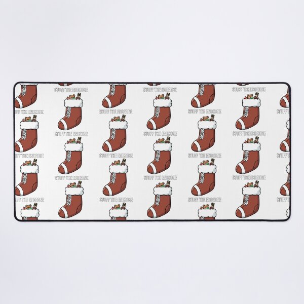 Item preview, Football Stocking Stuff the Endzone Christmas Art designed and sold by graphicnew.