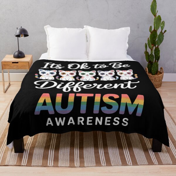 Item preview, Autism Awareness Cat It's Ok to Be Different Funny Autistic designed and sold by DentistLegal.