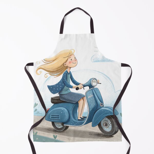 Item preview, Blondie Girl Blue Scooter designed and sold by zangess1.