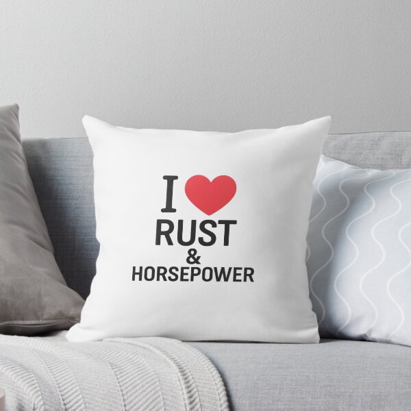 Item preview, I Love Rust and Horsepower – Funny Car Guy Mechanic Hot Rod Quote designed and sold by Fleetwood1994.