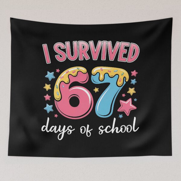Item preview, Days School Classic Funny 67 Student Teacher of 67 I Meme Survived designed and sold by SteveSaccoro.