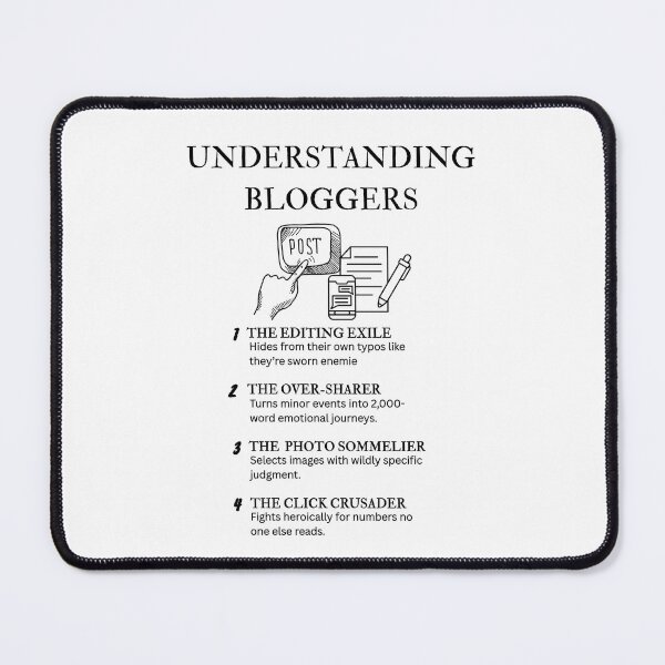 Item preview, Blogger Life Shirt – Funny Job Definition for Content Creators designed and sold by PsyFlow35.