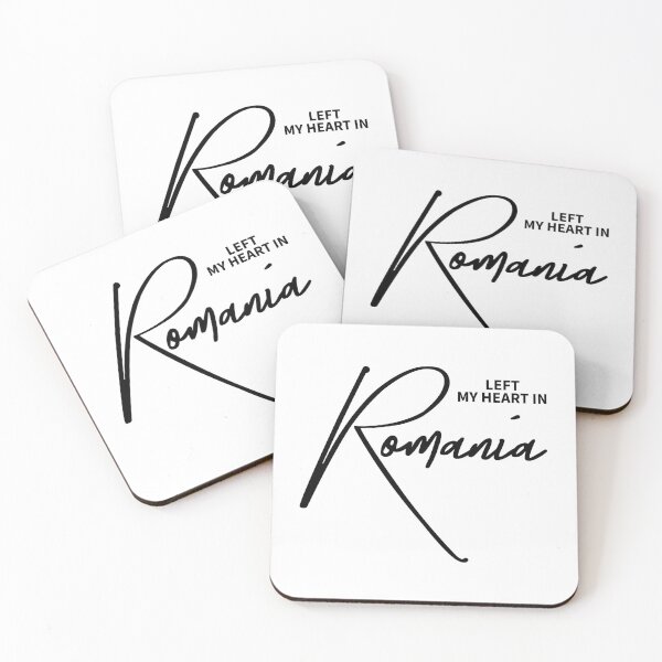 Item preview, Left My Heart In Romania Travel Souvenir Gift designed and sold by ReggieDior.