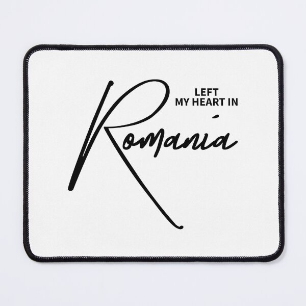 Item preview, Left My Heart In Romania Travel Souvenir Gift designed and sold by ReggieDior.