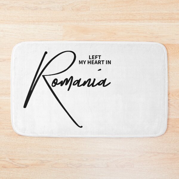 Item preview, Left My Heart In Romania Travel Souvenir Gift designed and sold by ReggieDior.