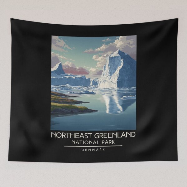 Item preview, Northeast Greenland National Park - Denmark  designed and sold by GoodOldVintage.