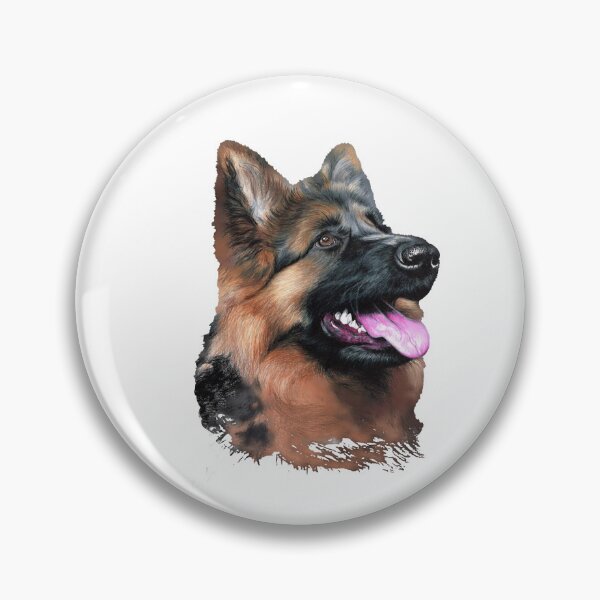 Item preview, German Shepherd Realistic Portrait designed and sold by Eylali.