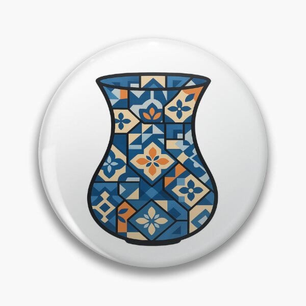 Item preview, Turkish Tea Glass Mosaic Art – Geometric Tile Silhouette | Red Istanbul Design | Turkish Flag Inspired | Turkey Europe Pattern designed and sold by Globalcitytees.