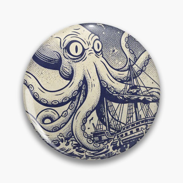 Item preview, Marine Monster Feature - Kraken Octopus Horror Classic designed and sold by AwesomeBeyondLimits.