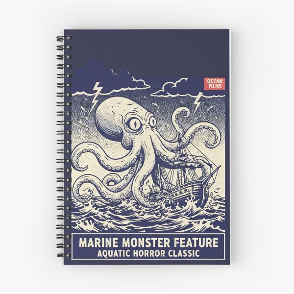 Item preview, Marine Monster Feature - Kraken Octopus Horror Classic designed and sold by AwesomeBeyondLimits.