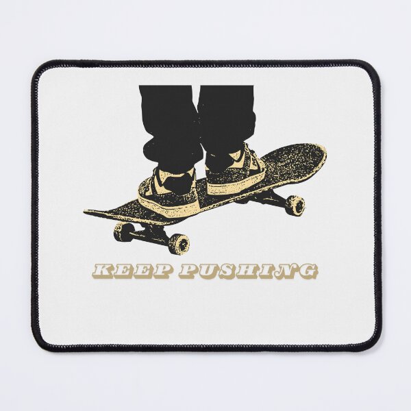 Item preview, Keep pushing skater designed and sold by TrisselShop.