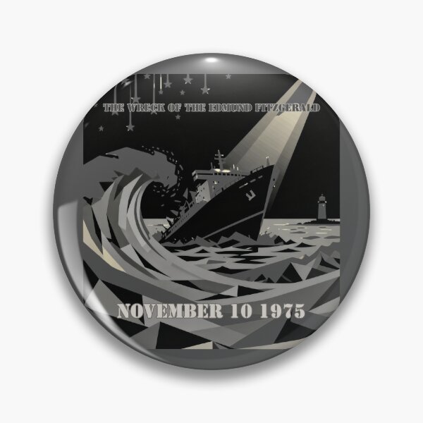 Item preview, Wreck of the Edmund Fitzgerald 1975 designed and sold by GeoWhimsy Studio.