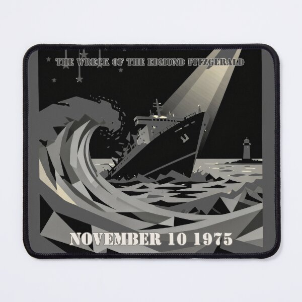 Item preview, Wreck of the Edmund Fitzgerald 1975 designed and sold by GeoWhimsy Studio.