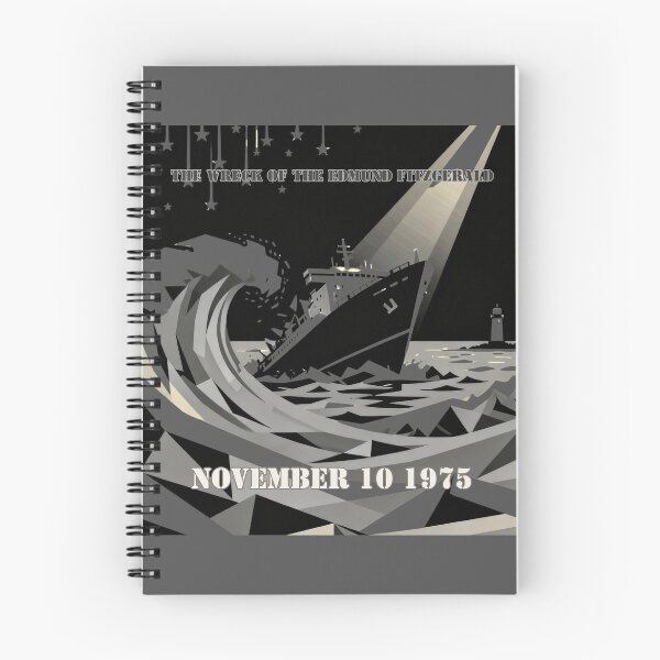 Item preview, Wreck of the Edmund Fitzgerald 1975 designed and sold by GeoWhimsy Studio.