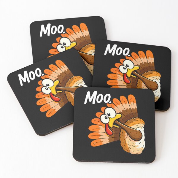Item preview, Turkey Holiday Funny Thanksgiving 90s Cow Day Moo Festive designed and sold by rebeccathanuos.