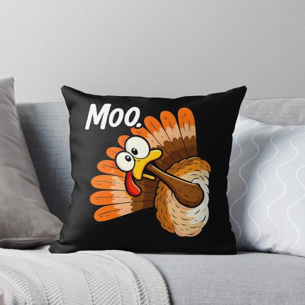 Item preview, Turkey Holiday Funny Thanksgiving 90s Cow Day Moo Festive designed and sold by rebeccathanuos.