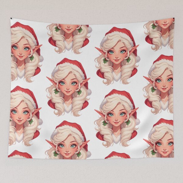 Item preview, Festive Christmas Snow Elf designed and sold by bapupa.