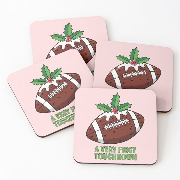 Item preview, Figgy Football Touchdown Christmas Pun Art designed and sold by graphicnew.