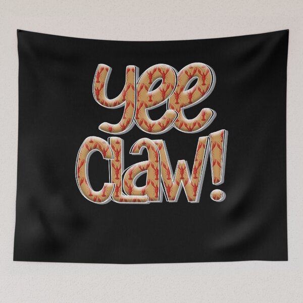 Item preview, Yee Claw Funny Crawfish Pattern Tee designed and sold by TinaMDedrick.
