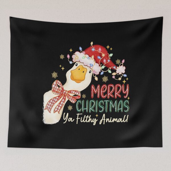 Item preview, Merry Christmas Ya Filthy Animal designed and sold by Yvoncortot.
