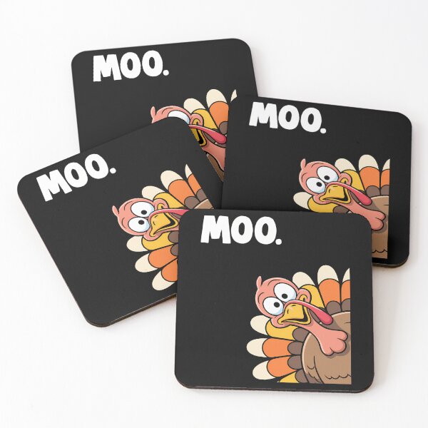 Item preview, Turkey Holiday Funny 90s Moo Festive Day Thanksgiving Cow designed and sold by rebeccathanuos.