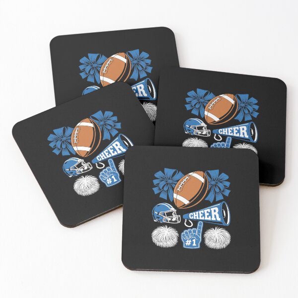Item preview, Blue Cheer Football Game Day Coquette Bow  designed and sold by MicanCuteStore.