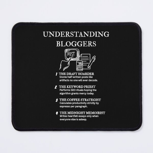 Item preview, Writer Humor Shirt – Blogger Definition for Creative Professionals – Black designed and sold by PsyFlow35.