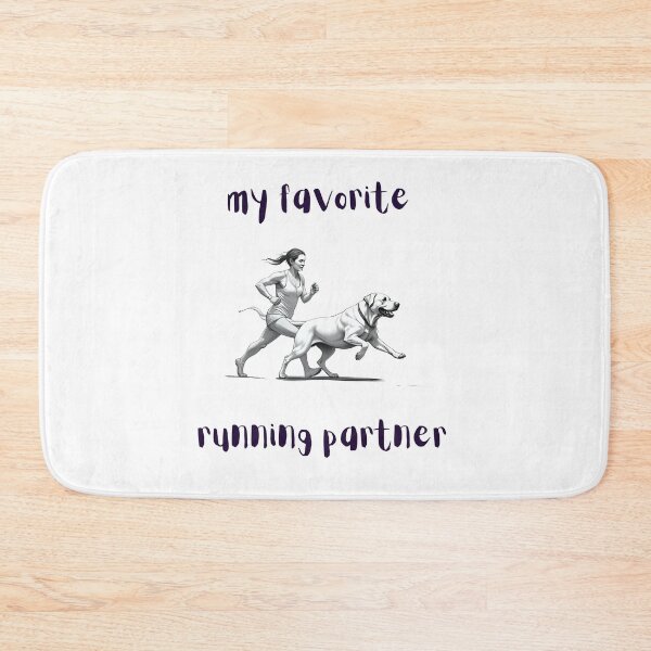 Item preview, Labrador Dog & Woman Running (Light) designed and sold by DesignShop3000.