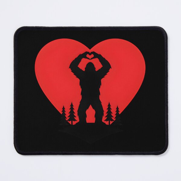 Item preview, Gráfico de corazón de amor de Bigfoot en el bosque designed and sold by 0606PM.