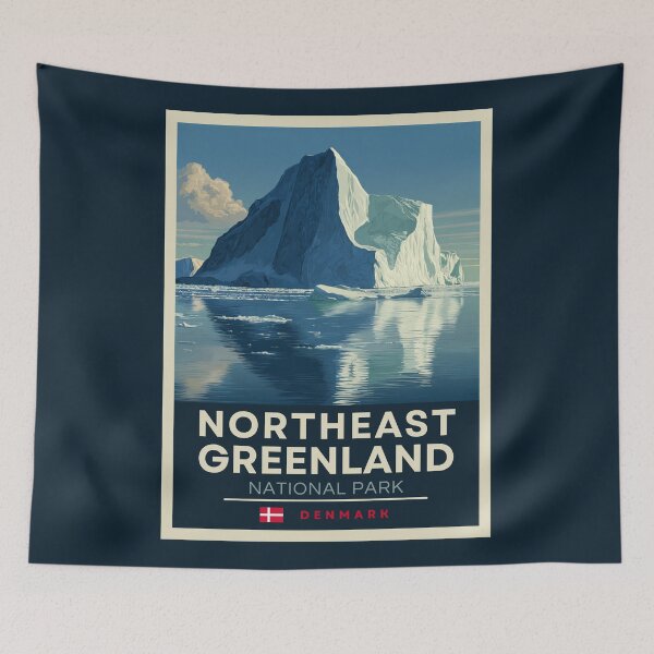 Item preview, Northeast Greenland National Park - Denmark  designed and sold by GoodOldVintage.