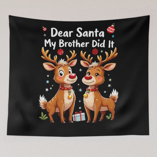 Item preview, Santa Retro Funny Christmas Vintage Did My Dear It Brother Holiday designed and sold by MediarMedic.